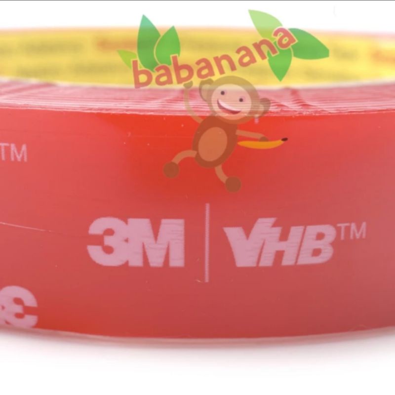 Double Tape 3M 4910 VHB Transparan double sided 4.5M x 18mm x 1.0mm