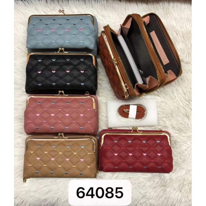 Tas Selempang wanita import / Dompet Hp Banyak Ruang