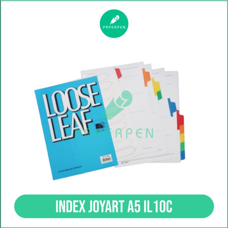 

Loose Leaf Index Joyart A5 Il10C