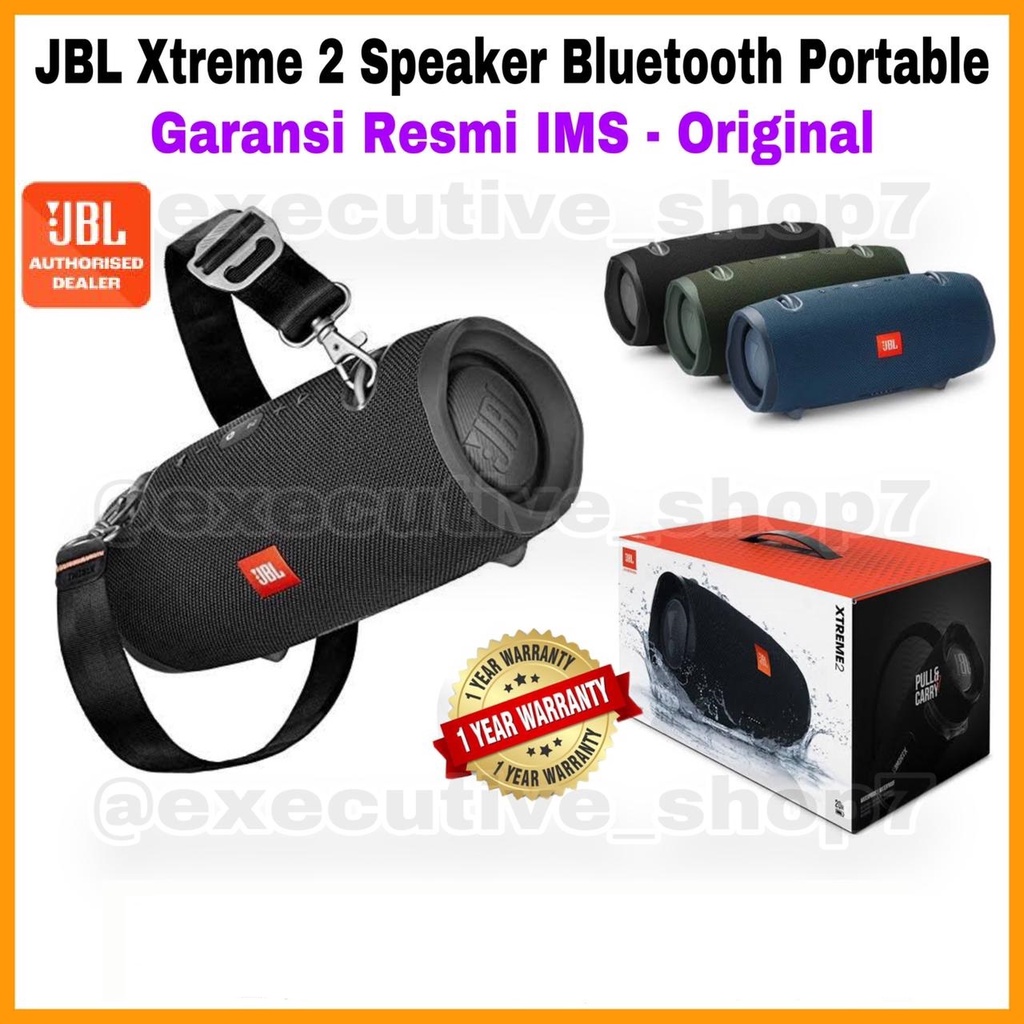 JBL Xtreme 2 Speaker Bluetooth Portable - Garansi Resmi IMS - Original