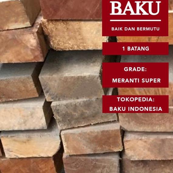 Kayu Balok 6 x 12 Meranti Super