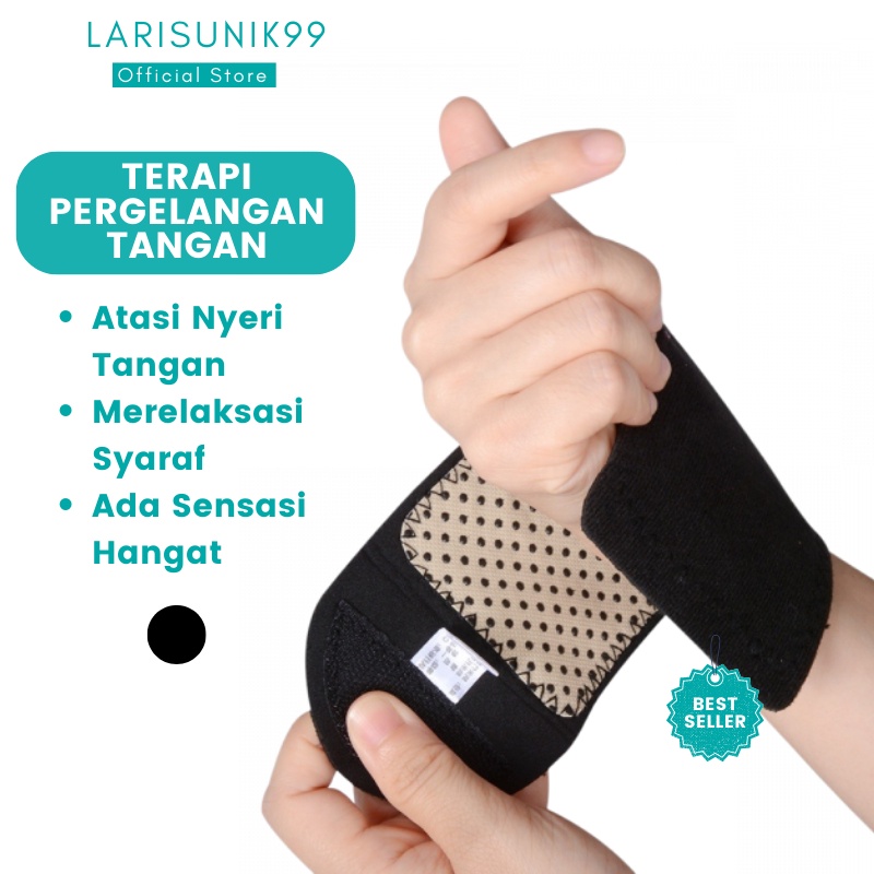 Alat Terapi Pergelangan Tangan Perawatan Tubuh Sabuk Terapi Deker Pergelangan Tangan 2 Pcs