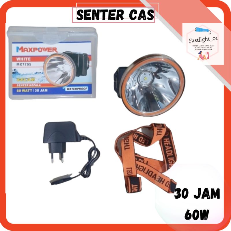 Senter Kepala Maxpower MX 7705 (60W)