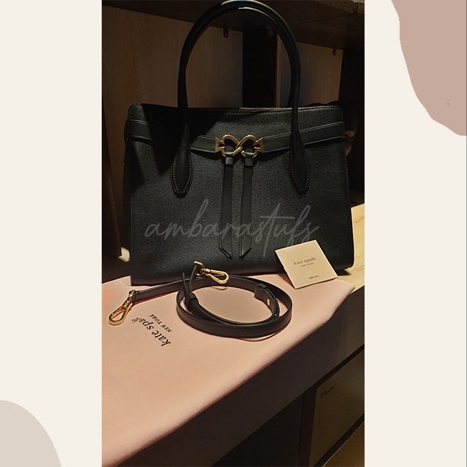 KATE SPADE Toujours Large Satchel Bag - Black