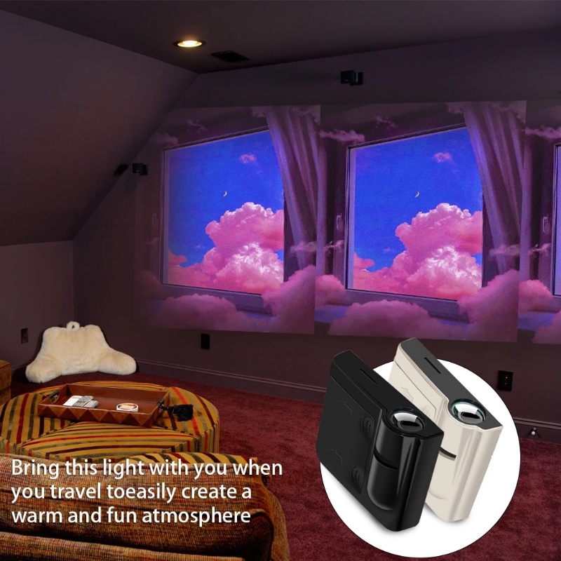 Lampu Proyektor Motif Galaksi Bulan / Bumi Untuk Properti Foto