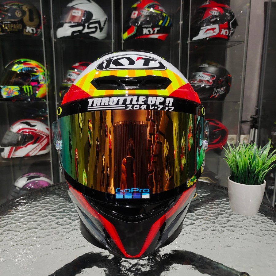 HELM KYT TT COURSE JAUME MASIA PAKET GANTENG ORIGINAL / helem pria keren 2022 murah / helm full face