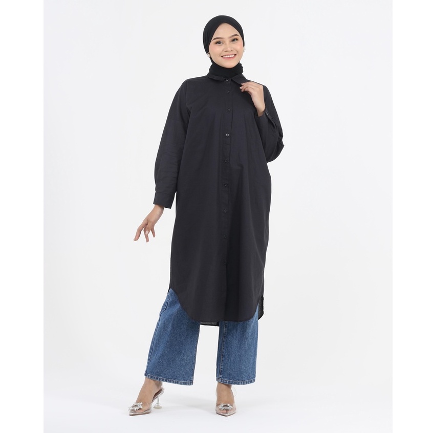 KEMEJA TUNIK GHANIA KATUN PREMIUM SHIRT B628