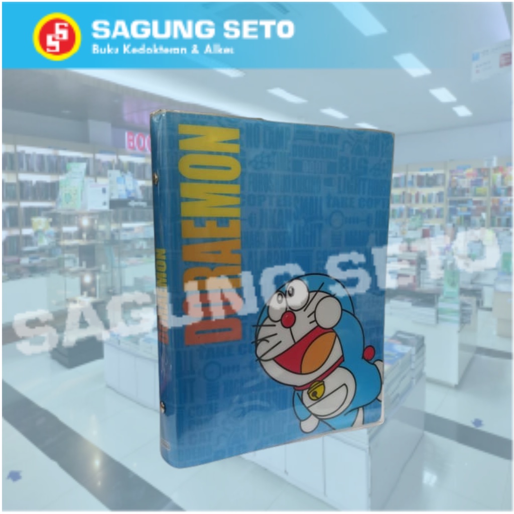 

BINDER NOTE DORAEMON (BLUE) UKURAN A5 ( 20 RING ) / KERTAS BINDER