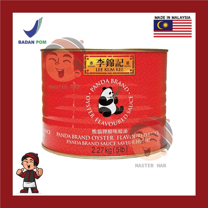 

Lee Kum Kee Saus Tiram Cap Panda 2.2kg Panda Brand Oyster Sauce