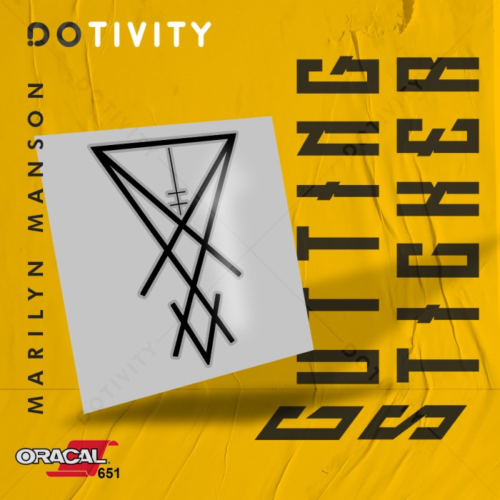 

Cutting Sticker MARILYN MANSON V6