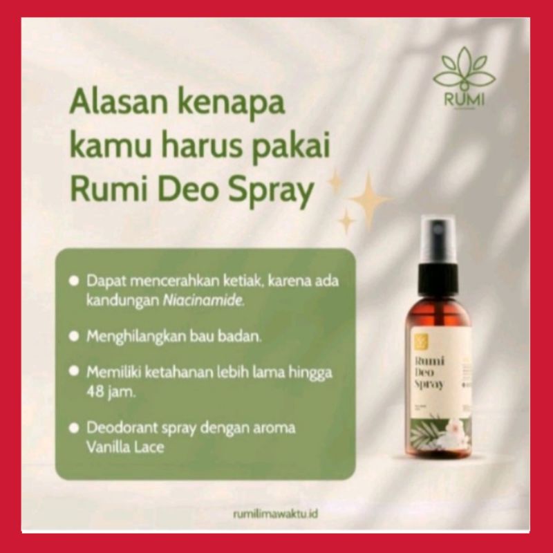 deo spray pencerah kulit ketiak original bpom