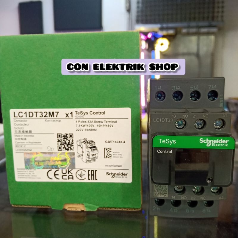 Kontaktor Schneider LC1DT32M7 220V 380V 110V LC1DT32 M7
