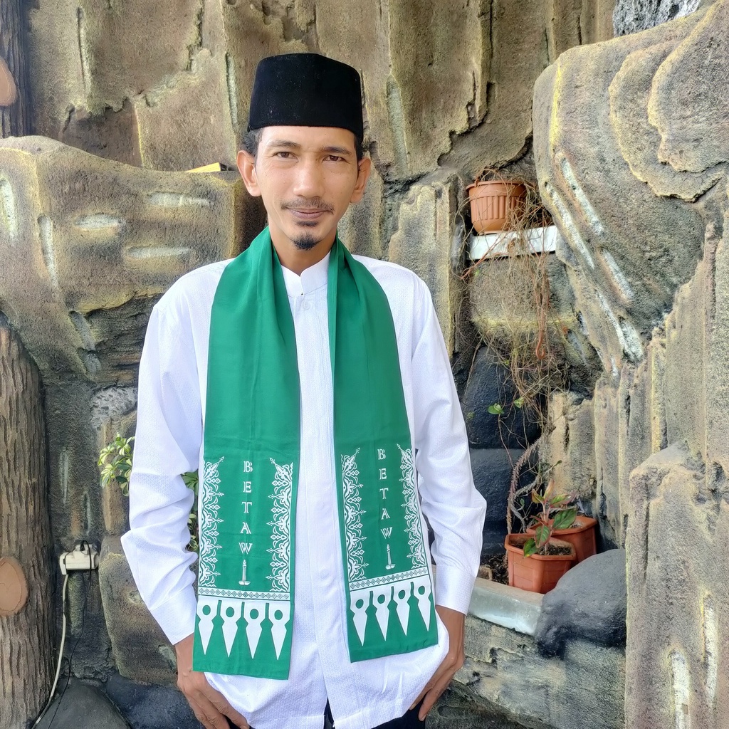 Selendang ondel ondel cukin syall betawi / Cukin Betawi / Syall Betawi / Cukin Ondel Ondel