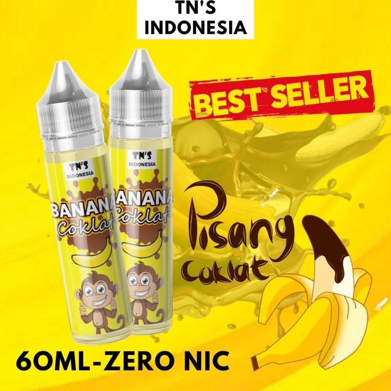 Liquids 60ml Banana coklat dan all varian likuids paling enak | pods | liqud | liwit | vapee.
