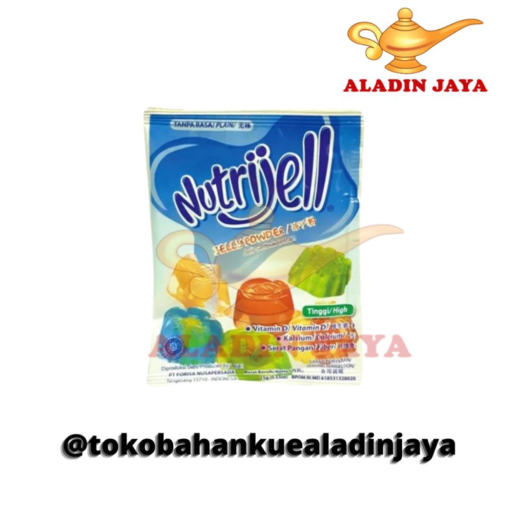 

Nutrijell Plain / Tanpa Rasa 15 gr