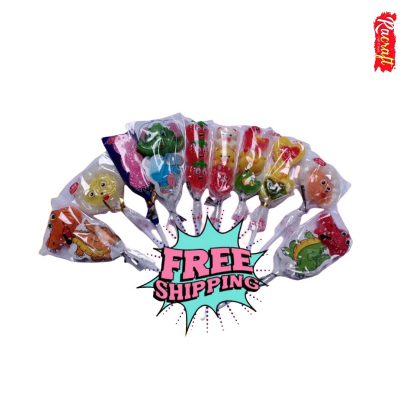 

paket lolipop import karakter 10 pcs by purnamalife