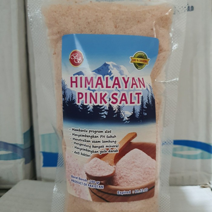 

Himalayan pink salt 250gr garam himalaya