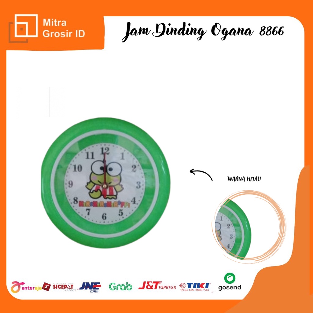 jam dinding ogana 8866