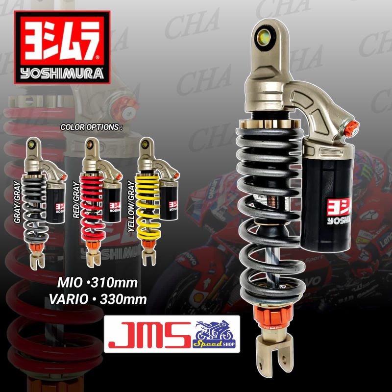 shock shockbreaker yoshimura model ktc racing evo 310/330mm Mio sporty mio soul xeon gear125 x-ride lexi freego beat fi beat street genio scoopy vario125/150 spacy fazzio