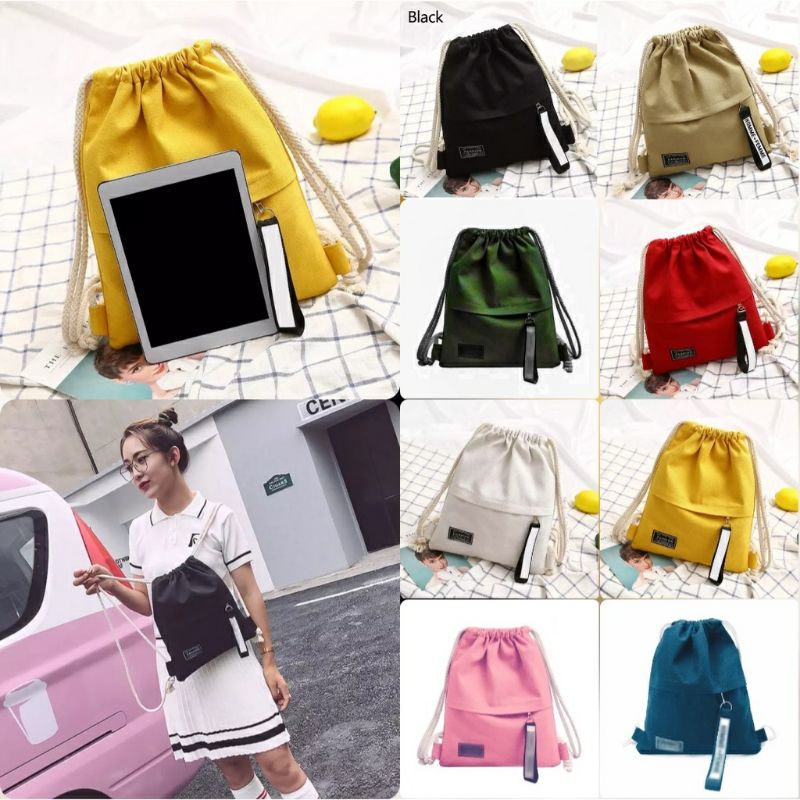 TAS RANSEL SERUT WANITA | TAS KEPOP | TOTE BAG