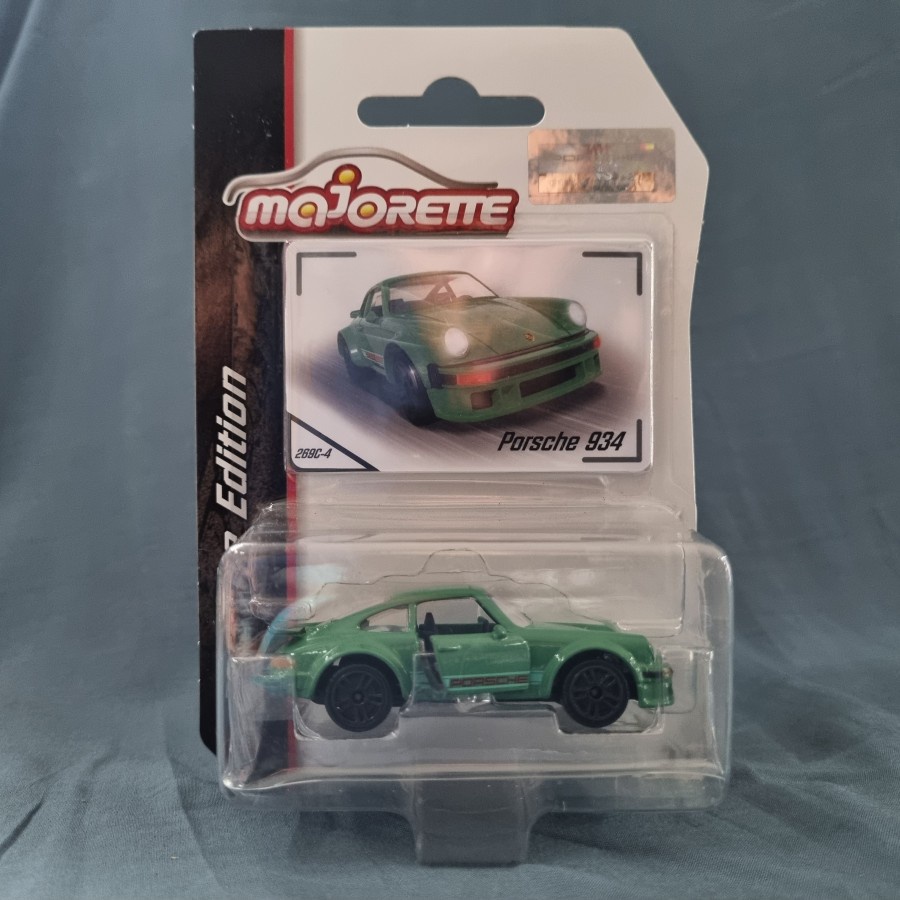 Diecast Majorette mobil Porsche 934 Vaillant vintage edition sport car