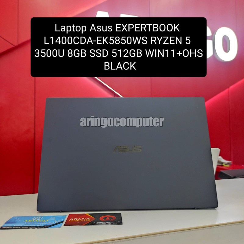 Laptop Asus EXPERTBOOK L1400CDA-EK5850WS RYZEN 5 3500U 8GB -SSD 512GB -WIN11+OHS -BLACK