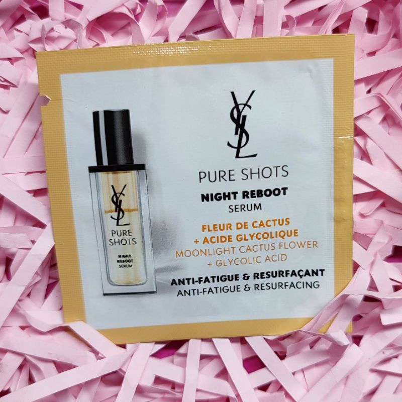YSL PURE SHOTS NIGHT REBOOT SERUM