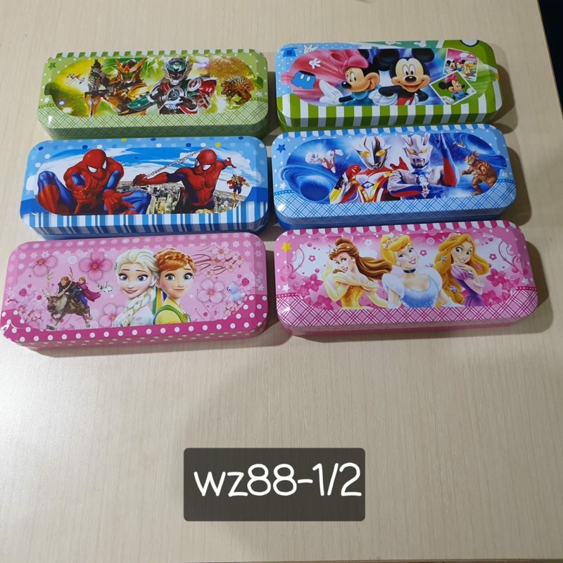 

pencil case kaleng motif disney wz88-1/2 satuan