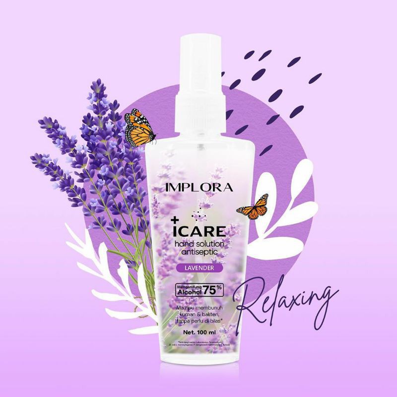 Implora iCare Hand Solution Antiseptic - Hand Antiseptic - Hand Sanitizer