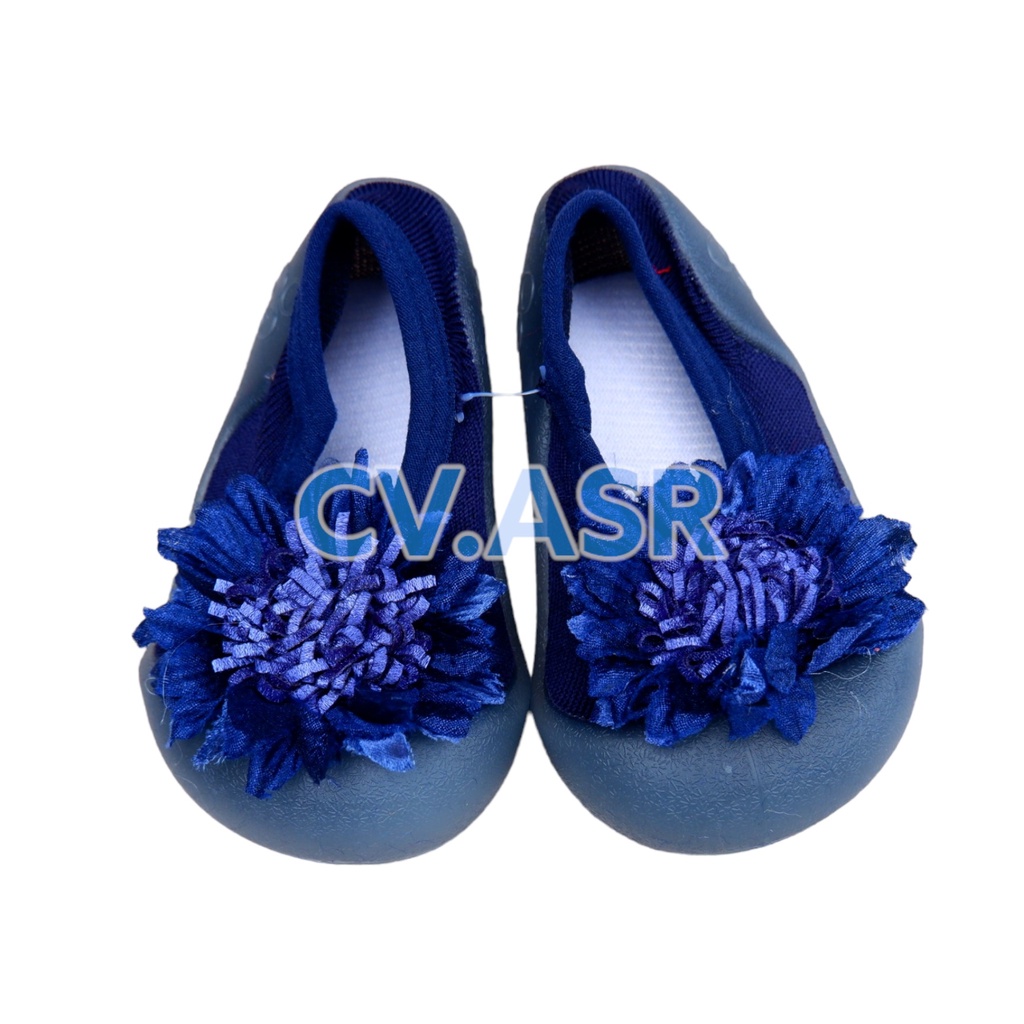 Sepatu Bayi Perempuan Skidders PreWalker Anti Slip Motif Big Flower Bunga