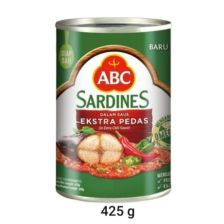 

ABC Sarden Saus Cabai 425 g