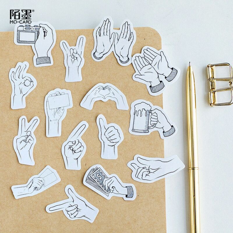 

stiker hitam putih