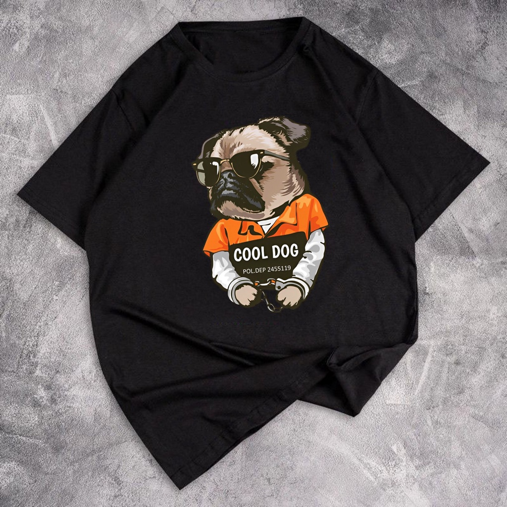 GSC - Kaos Oversize COOL DOG / Kaos Oversize bahan Cotton Combed 24S