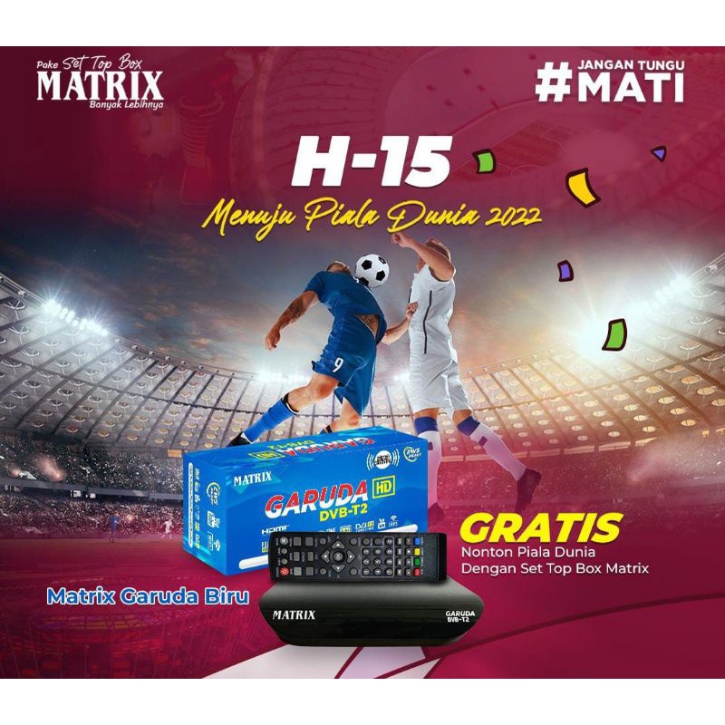 Set Top Box Matrix Garuda Biru