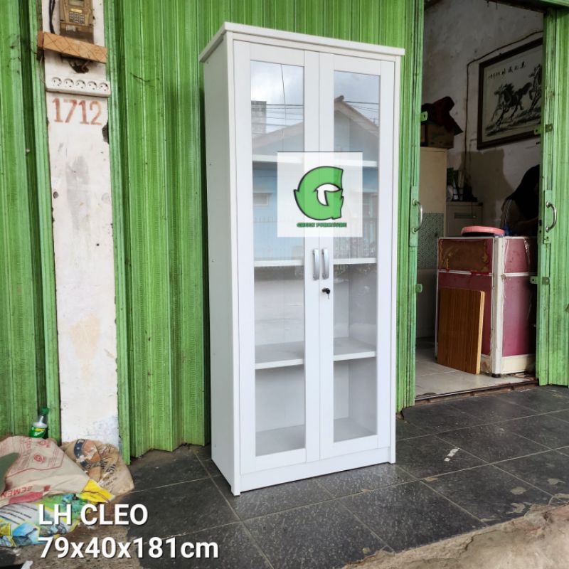 Lemari Hias/Lemari Buku/Lemari Tas/Lemari serbaguna Toppan LH Cleo