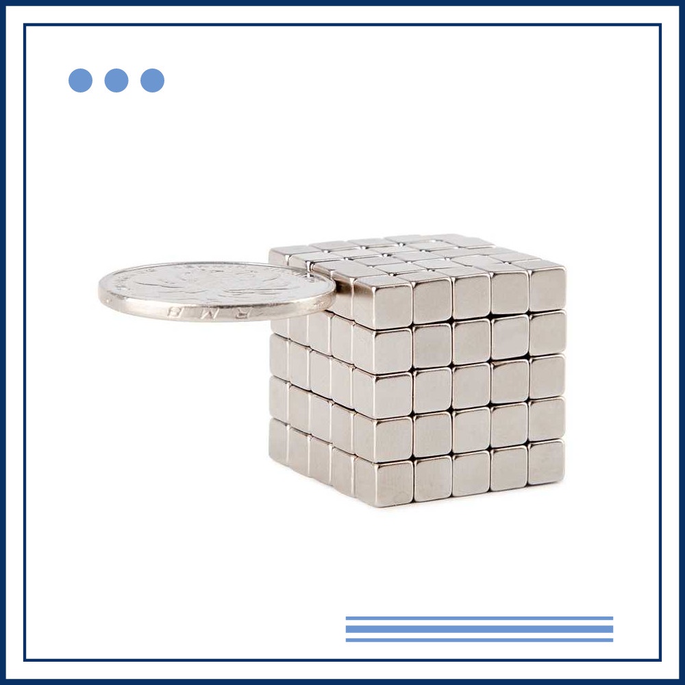 

Terlaris Taffware Strong Neodymium Magnet NdFeB N35 5x5x5mm - F001699 Elegan