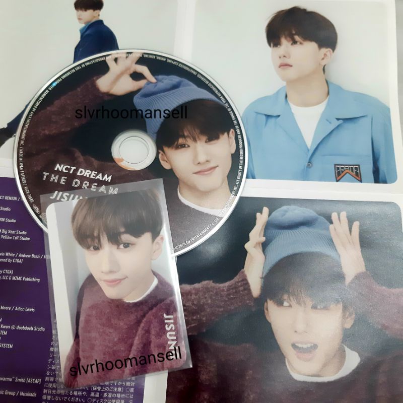 Jisung cover  nct dream the dream japan album fullset pc photocard