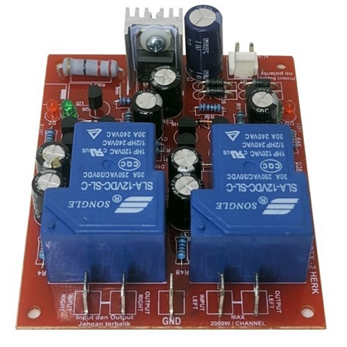 Kit Protektor Speaker PTX-2 2X 2000W ( 2-Channel ) Stereo Speaker Protector Penghilang Suara Noise Jeduk Spiker Anti Jebol