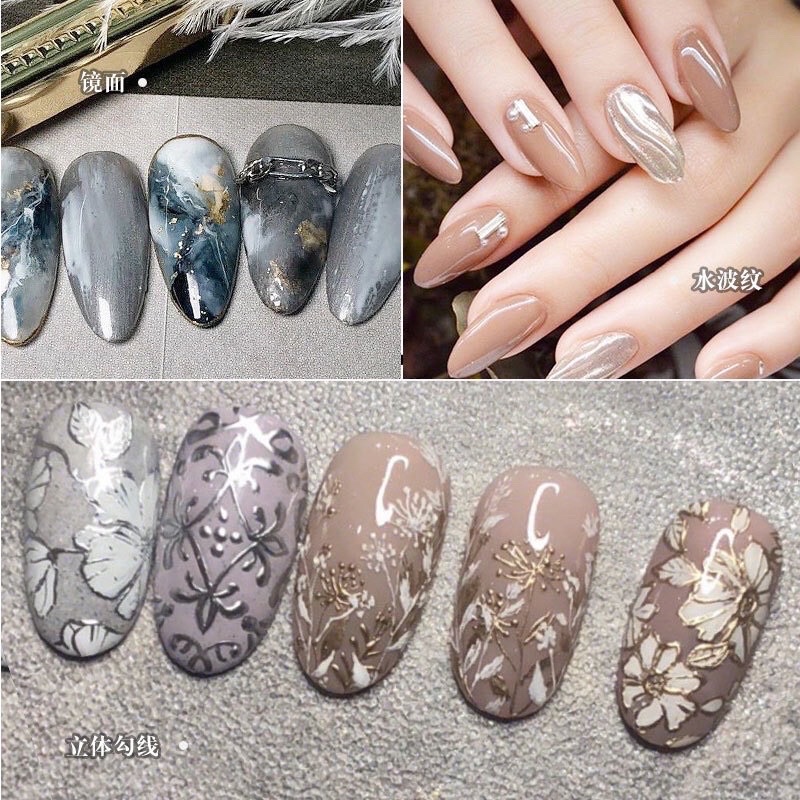 MISCHEERING METAL GEL PAINTS PAINTING / MISSCHEERING GOLD PAINTING LINER gel metal gold japan nails