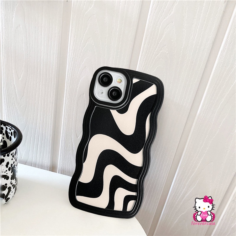 Soft Case TPU Motif Zebra Untuk iPhone 6 6s 7 8 Plus 11 XR 12 13 14 Pro MAX 14 Plus X XS MAX SE 2020