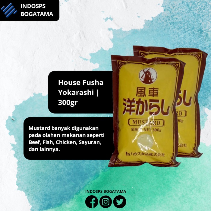 

HOUSE FUSHA YOKARASHI YELLOW MUSTARD POWDER MUSTARD