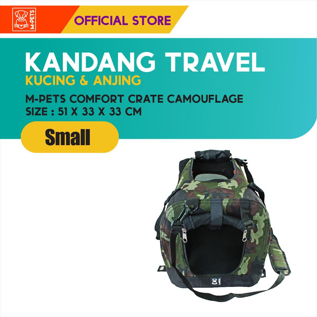 M-Pets Comfort Crate Size S / Kandang Travel Rangka Besi
