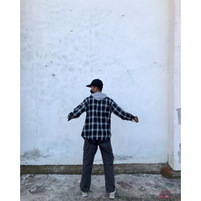 Flanel Hoodie Veterano