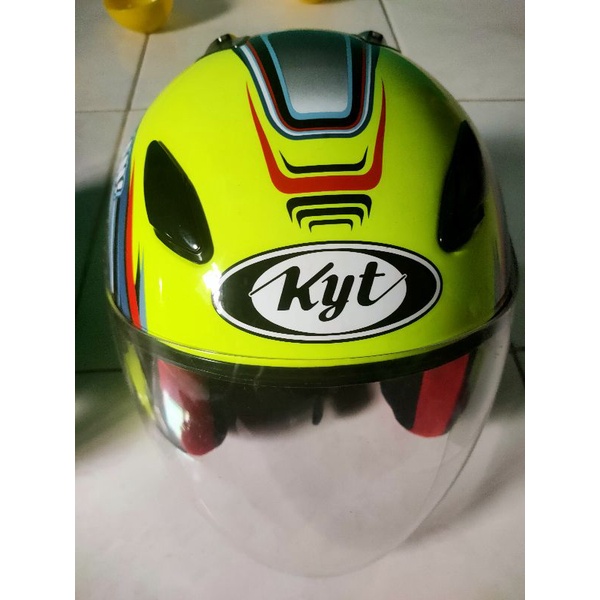 Helm Kyt Topan Yellow fluo Helm KYT DJ Maru Pink