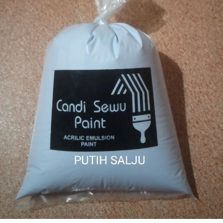 ゔ Cat tembok 1kg warna putih salju// KWALITAS SUPER き