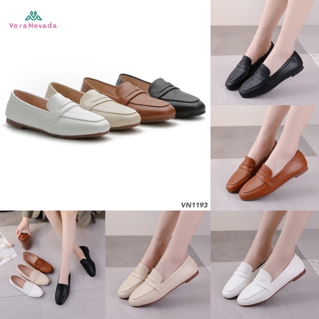 Ivony Seivona - VN1193 Vera Nevada Sepatu Sneakers Loafers Brokat Wanita Shoes