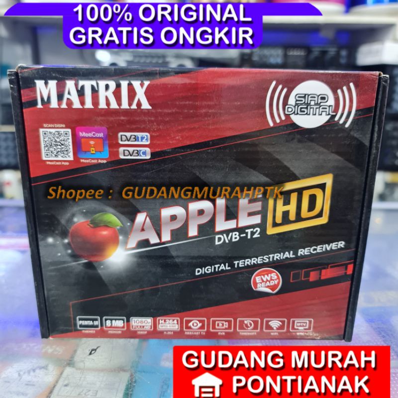 STB matrix apple Dvb-t2 digital / Set top box digital matrix apple dvb t2