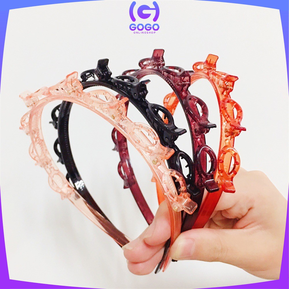 GOGO-C71 96 Headband Bando Korea Style Bandana Polos Bendo Kain Motif Impor / Bando Jepit Rambut