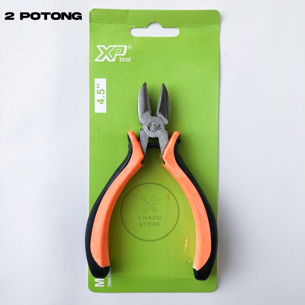 XP TOOL tang  kombinasi lancip potong mini 4,5&quot; inch linesman diagonal long nose pliers tang knip cucut