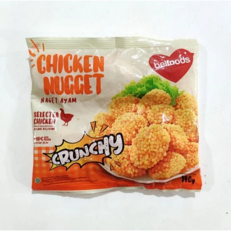 

BELFOODS chicken nugget crunchy 140gr